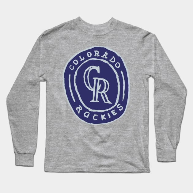 Colorado Rockieeees 04 Long Sleeve T-Shirt by Very Simple Graph